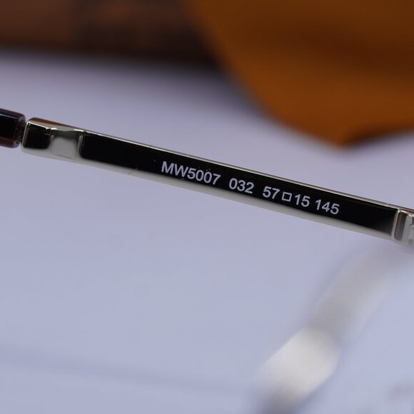 MCM MW5007 032 Aviator Eyeglasses - Gold/Havana 57mm - Picture 9 of 10